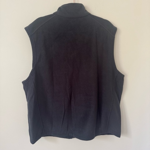 Columbia Fleece Full Zip Vest Mens XXL Black/Dark Gray outdoor casual hiking - Picture 4 of 4